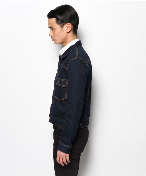 CIAOPANIC(チャオパニック)の「【Ciaopanic】デニムGジャン(デニムジャケット・メンズ・ブルー/インディゴブルー・MEDIUM/LARGE)」の5枚目の写真