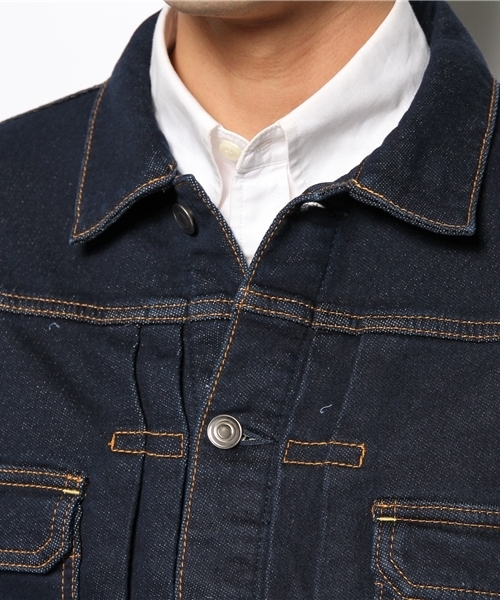 CIAOPANIC(チャオパニック)の「【Ciaopanic】デニムGジャン(デニムジャケット・メンズ・ブルー/インディゴブルー・MEDIUM/LARGE)」の10枚目の写真