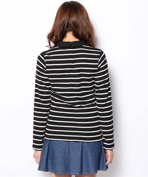 one after another NICE CLAUP（ワンアフターアナザーナイスクラップ）の「【ナイスクラップ】衿つきＴ（Tシャツ/カットソー・レディース・アイボリー/パープル/その他1/その他2/その他3・FREE）」の14枚目の写真