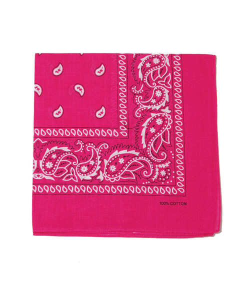 SPINNS(スピンズ)の「ペイズリー柄カラーバンダナ/フェス・アウトドア・通学・グランジコーデにも◎(バンダナ/スカーフ・メンズ・ホワイト/ブラック/パープル/ブラウン/グレー/レッド/ピンク/ゴールド/イエロー/オレンジ/ブルー/ピンク系その他/ダークグリーン/サックスブルー/ダークパープル・ONESIZE)」の12枚目の写真