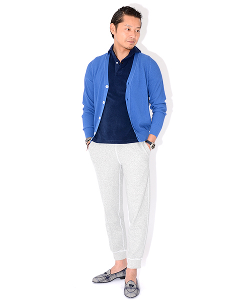 BRILLA per il gusto（ブリッラペルイルグースト）の「◎Brilla per il gusto / スウェットリブパンツ（その他パンツ・メンズ・グレー/ライトグレー/ネイビー・X-LARGE/SMALL/LARGE/X-SMALL/MEDIUM）」の11枚目の写真