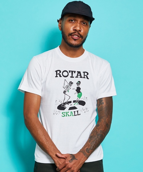 ROTAR(ローター)の「SKALL Tee(Tシャツ/カットソー・メンズ・ホワイト/ブラック/イエロー系その他・SMALL/MEDIUM/LARGE/X-LARGE)」の2枚目の写真