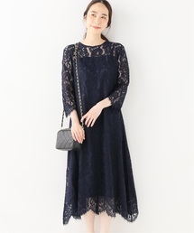 【MARILYN MOON/マリリンムーン】 レースニットコンビワンピース