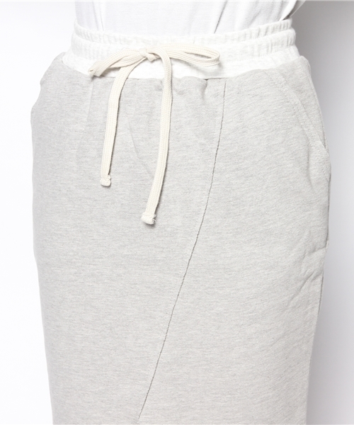 CIAOPANIC（チャオパニック）の「【Ciaopanic】裏毛ミドル丈タイトSK（スカート・レディース・ネイビー/ホワイト/チャコールグレー/グレー・FREE）」の9枚目の写真