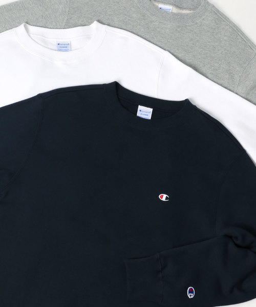 Champion（チャンピオン）の「Champion/チャンピオン ワンポイント クルーネック スウェット トレーナー（スウェット・メンズ・ホワイト/ブラック/ネイビー/グレー/オートミール/マルーン/ピンク/オリーブ/チャコール/モスグリーン/レンガ/マスタード・M/L/XL）」の8枚目の写真