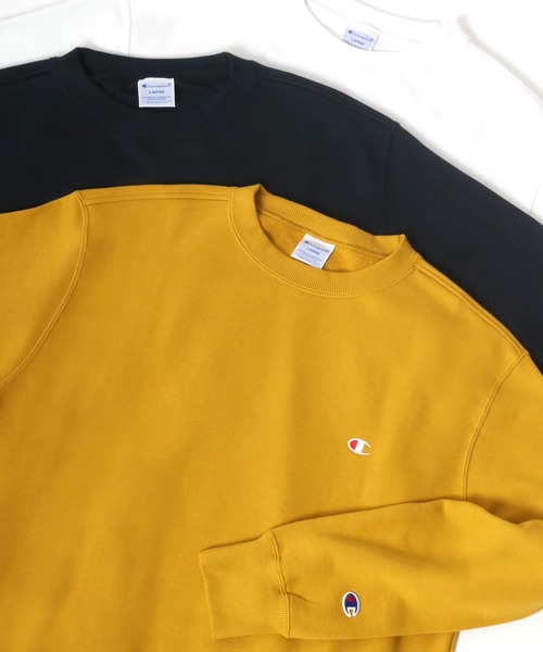 Champion（チャンピオン）の「Champion/チャンピオン ワンポイント クルーネック スウェット トレーナー（スウェット・メンズ・ホワイト/ブラック/ネイビー/グレー/オートミール/マルーン/ピンク/オリーブ/チャコール/モスグリーン/レンガ/マスタード・M/L/XL）」の9枚目の写真