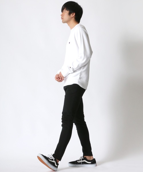 Champion（チャンピオン）の「Champion/チャンピオン ワンポイント クルーネック スウェット トレーナー（スウェット・メンズ・ホワイト/ブラック/ネイビー/グレー/オートミール/マルーン/ピンク/オリーブ/チャコール/モスグリーン/レンガ/マスタード・M/L/XL）」の19枚目の写真