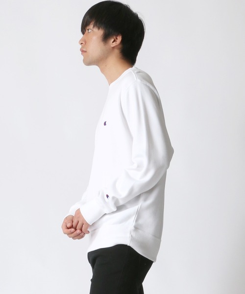 Champion/チャンピオン ワンポイント クルーネック スウェット