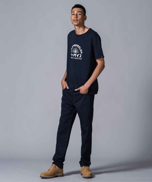 Levi's Made & Crafted(リーバイスメイドアンドクラフテッド)の「LEVI’S(R) MADE & CRAFTED(R) X LOOPWHEELER(R) CORE Tシャツ LOOPWHEELER(R) INDIGO(Tシャツ/カットソー・メンズ・ダークインディゴブルー・S/M/L/XL)」の7枚目の写真