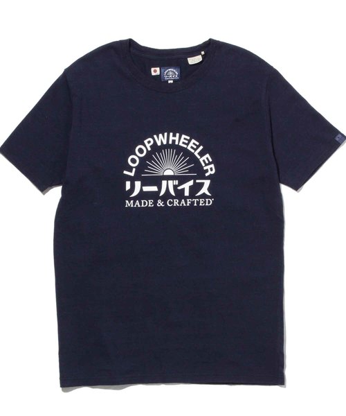 Levi's Made & Crafted(リーバイスメイドアンドクラフテッド)の「LEVI’S(R) MADE & CRAFTED(R) X LOOPWHEELER(R) CORE Tシャツ LOOPWHEELER(R) INDIGO(Tシャツ/カットソー・メンズ・ダークインディゴブルー・S/M/L/XL)」の8枚目の写真