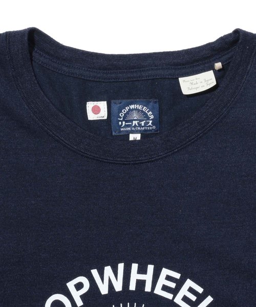 Levi's Made & Crafted(リーバイスメイドアンドクラフテッド)の「LEVI’S(R) MADE & CRAFTED(R) X LOOPWHEELER(R) CORE Tシャツ LOOPWHEELER(R) INDIGO(Tシャツ/カットソー・メンズ・ダークインディゴブルー・S/M/L/XL)」の4枚目の写真