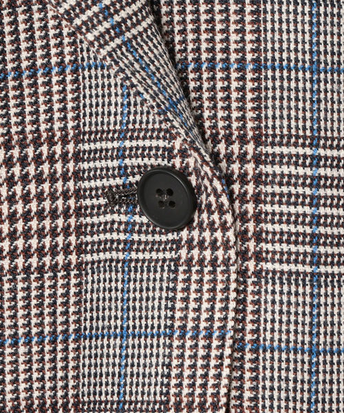 新品　ships Primary Navy Label チェック柄ジャケット ships primary navy label チェック柄ウールジャケット