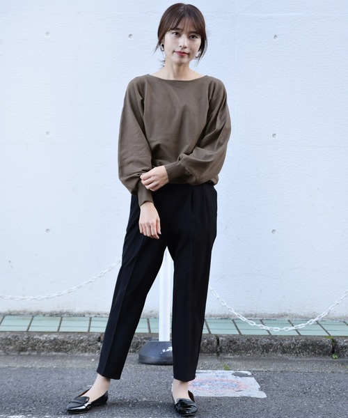 Ambre Neige（アンブルネージュ）の「ドルマンニット【WEB/EC限定商品】（ニット/セーター・レディース・ダークブラウン/モカ・FREE）」の10枚目の写真