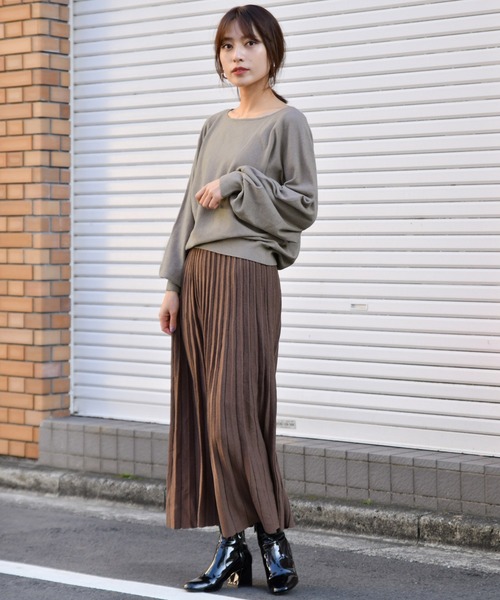 Ambre Neige（アンブルネージュ）の「ドルマンニット【WEB/EC限定商品】（ニット/セーター・レディース・ダークブラウン/モカ・FREE）」の9枚目の写真