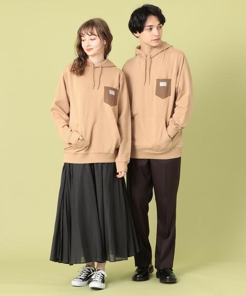 SMITH'S（スミス）の「【女性にもオススメ】SMITH'S別注ポケットスウェットパーカー20SS(一部WEB限定カラー)#（パーカー・メンズ・ブラック/その他1/ナチュラル/ベージュ/その他2/その他3・SMALL/X-LARGE/MEDIUM/LARGE）」の17枚目の写真