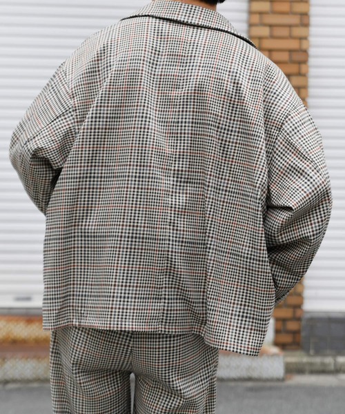 kutir(クティール)の「ダブルジャケット セットアップ(テーラードジャケット・メンズ・ブラック/ベージュ/ベージュ系その他・SMALL/MEDIUM/LARGE)」の15枚目の写真