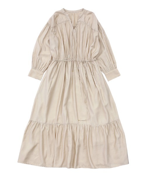 select MOCA(セレクトモカ)の「ボリュームギャザーワンピース(ワンピース・レディース・ミント/ライトベージュ/ブラック・FREE)」の16枚目の写真