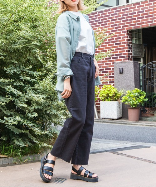 WEGO(ウィゴー)の「WEGO/カラーストレートパンツ(チノパンツ・レディース・ナチュラル/グリーン系その他/ライトパープル/ブラック/ライトブラウン・SMALL/MEDIUM/LARGE)」の16枚目の写真