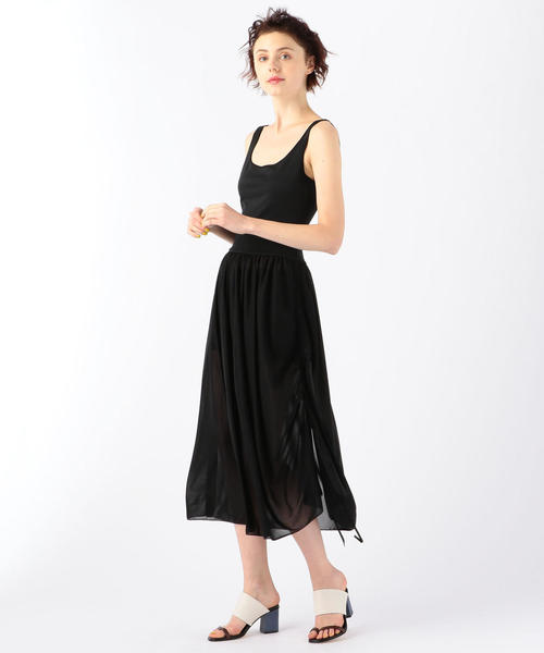 メール便無料 Baume タンクジャージーコードワンピース 有名人芸能人