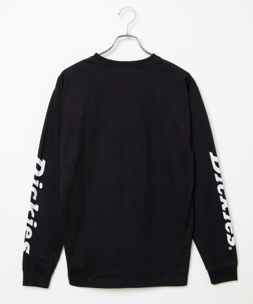 Dickies（ディッキーズ）の「∴WEGO/Dickies別注スリーブプリントロンT（Tシャツ/カットソー・メンズ・ブラック/ホワイト・MEDIUM/LARGE）」の4枚目の写真