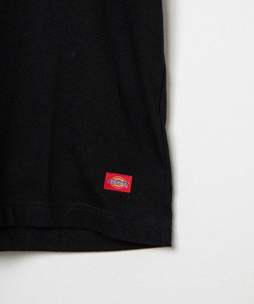 Dickies（ディッキーズ）の「∴WEGO/Dickies別注スリーブプリントロンT（Tシャツ/カットソー・メンズ・ブラック/ホワイト・MEDIUM/LARGE）」の8枚目の写真