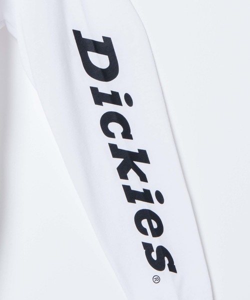 Dickies（ディッキーズ）の「∴WEGO/Dickies別注スリーブプリントロンT（Tシャツ/カットソー・メンズ・ブラック/ホワイト・MEDIUM/LARGE）」の5枚目の写真