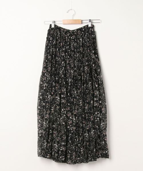 one way（ワンウェイ）の「フラワープリーツスカート（スカート・レディース・ホワイト/ライトグリーン/ブラック・FREE）」の9枚目の写真