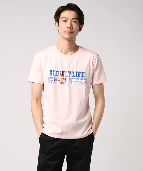 フロントロゴのモチーフがかわいいサーフｔシャツ