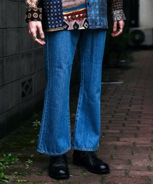 MR.OLIVE | 10oz オールシーズン デニム / Lポケット フレアパンツ/ジーンズ(デニムパンツ)