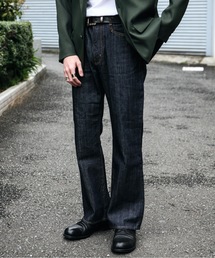 MR.OLIVE | 10oz オールシーズン デニム / Lポケット フレアパンツ/ジーンズ(デニムパンツ)