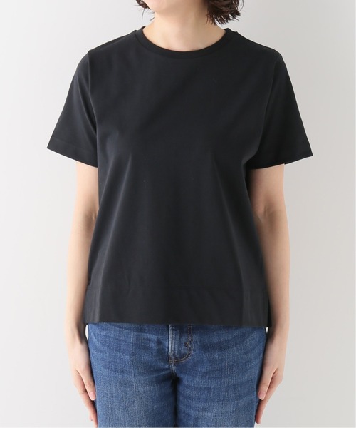 B.C STOCK(ベーセーストック)の「GIZA COTTON BOX TEE(Tシャツ/カットソー・レディース・ブラック/ホワイト/グリーン・FREE)」の4枚目の写真