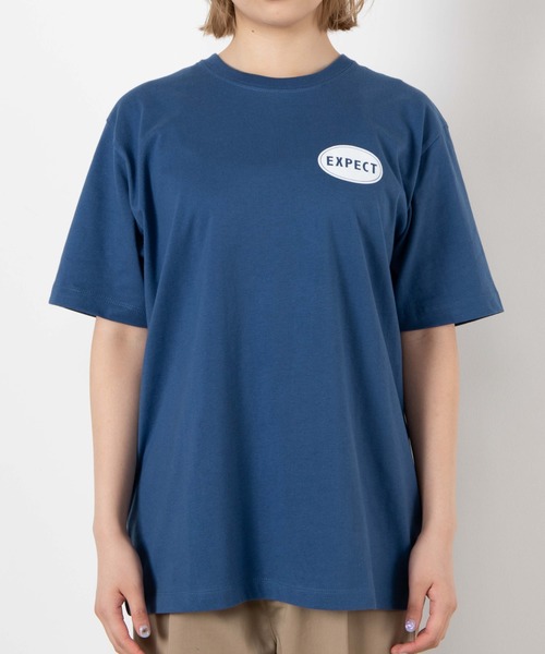 WEGO(ウィゴー)の「WEGO/EXPECTラウンドロゴTシャツ(Tシャツ/カットソー・レディース・ベージュ/ブルー・SMALL/MEDIUM/LARGE)」の14枚目の写真