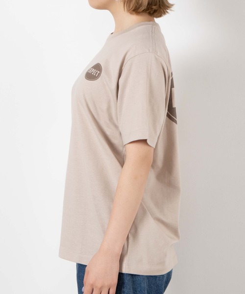WEGO(ウィゴー)の「WEGO/EXPECTラウンドロゴTシャツ(Tシャツ/カットソー・レディース・ベージュ/ブルー・SMALL/MEDIUM/LARGE)」の12枚目の写真