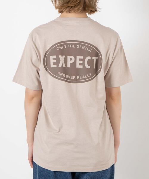 WEGO(ウィゴー)の「WEGO/EXPECTラウンドロゴTシャツ(Tシャツ/カットソー・レディース・ベージュ/ブルー・SMALL/MEDIUM/LARGE)」の13枚目の写真