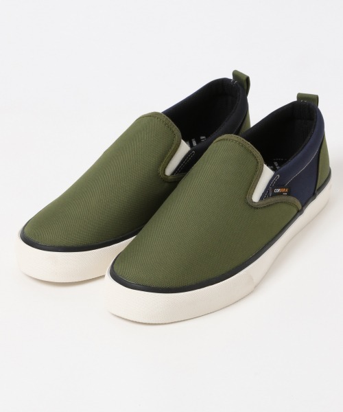 GLOBAL WORK（グローバルワーク）の「CORDURAスリッポン【雨の日も安心！撥水加工】/889816（スリッポン・メンズ・ホワイト/カーキ/その他/ブラック/ライトブルー/ライトイエロー/パープル・SMALL/LARGE/MEDIUM）」の4枚目の写真