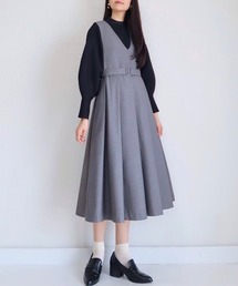 【PURIL】プリーツジャンパースカート