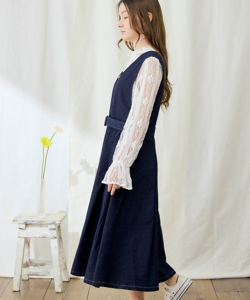 PURIL(ピュリル)の「【PURIL】プリーツジャンパースカート(ジャンパースカート・レディース・ブラック/グレー/ブラウン系その他/ベージュ/インディゴブルー/アイボリー・S/M/XS/L)」の21枚目の写真