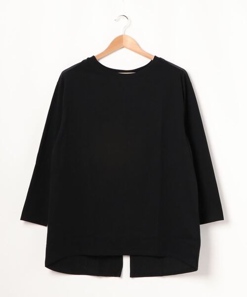 DouDou(ドゥドゥ)の「バックスリットT(Tシャツ/カットソー・レディース・ブラック/オフホワイト/グレイッシュベージュ/ベージュ/ホワイト・FREE)」の16枚目の写真