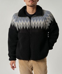 Ocean Pacific（オーシャンパシフィック）の「【OP/オーピー】スタンドジップボアフリースジャケット / ユニセックス　ニット（ニット/セーター・メンズ）」