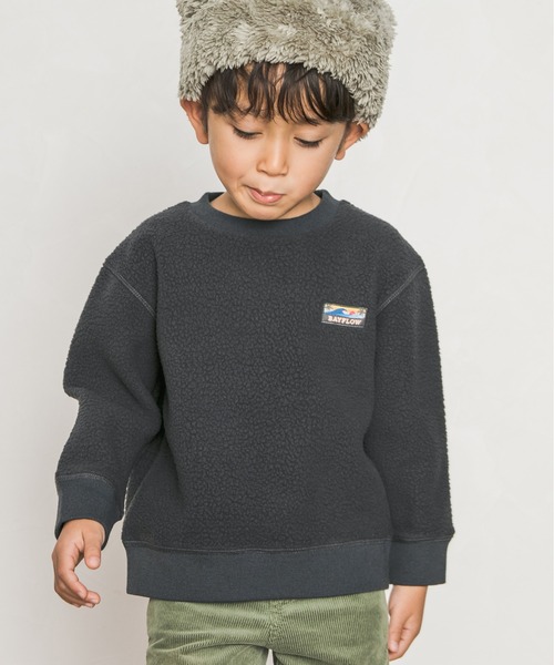 BAYFLOW（ベイフロー）の「[KIDS]ボアフリースプルオーバー（ニット/セーター・キッズ・ブラック/パープル/ブルー・MEDIUM/LARGE/X-LARGE/XX-LARGE）」の2枚目の写真