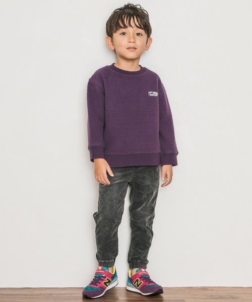 BAYFLOW（ベイフロー）の「[KIDS]ボアフリースプルオーバー（ニット/セーター・キッズ・ブラック/パープル/ブルー・MEDIUM/LARGE/X-LARGE/XX-LARGE）」の9枚目の写真