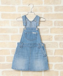 Wrangler（ラングラー）の「【親子おそろい】Wrangler ラングラーデニムジャンスカ(120~150cm)（デニムスカート・キッズ）」