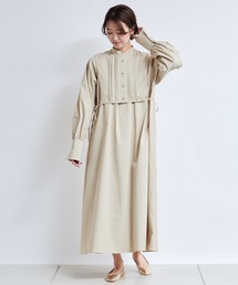 DouDou | ピンタックレイヤードワンピース(ワンピース)