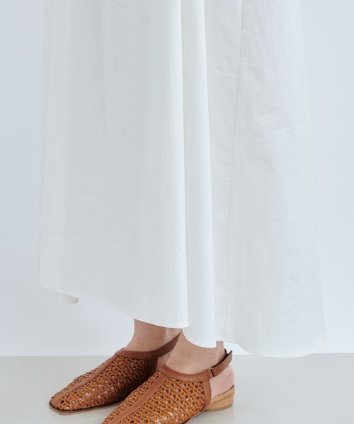 DouDou（ドゥドゥ）の「ピンタックレイヤードワンピース（ワンピース・レディース・ホワイト/ベージュ・FREE）」の10枚目の写真