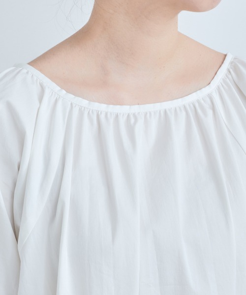 DouDou（ドゥドゥ）の「ピンタックレイヤードワンピース（ワンピース・レディース・ホワイト/ベージュ・FREE）」の15枚目の写真