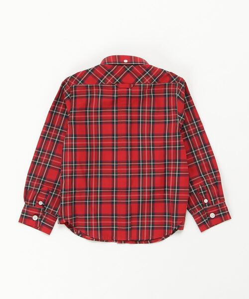FRED PERRY(フレッドペリー)の「Kids Tartan Shirt(シャツ/ブラウス・キッズ・レッド・2-3/4-5/8-9/6-7)」の2枚目の写真