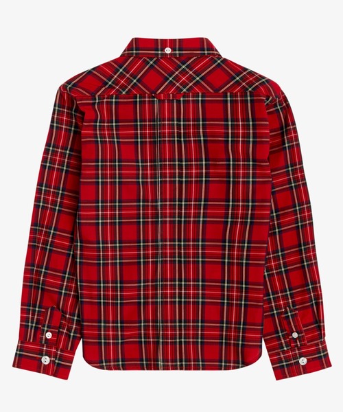 FRED PERRY(フレッドペリー)の「Kids Tartan Shirt(シャツ/ブラウス・キッズ・レッド・2-3/4-5/8-9/6-7)」の3枚目の写真