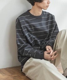 FORK&SPOON | FORK&SPOON　ランダムボーダーロングスリーブカットソー(Tシャツ/カットソー)