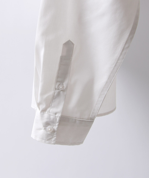 ZIP FIVE(ジップファイブ)の「【ZIP FIVE】 高密度 T/Cブロード 長袖 レギュラー リラックス シャツ / 無地 / ストライプ / チェック(シャツ/ブラウス・メンズ・ベージュ/オフホワイト/ブルー/ダークネイビー/ブラック系/ネイビー系1/ブルー系/ブラック/パープル/オリーブ/チャコール/ホワイト系/ネイビー系/ネイビー系2・LARGE/X-LARGE/MEDIUM/SMALL)」の18枚目の写真