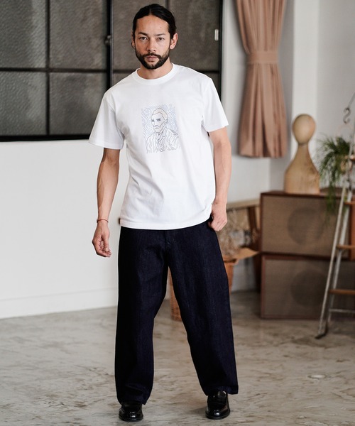 CAMBIO(カンビオ)の「mp8854-セルビッチデニムワイドパンツ(デニムパンツ・メンズ・インディゴブルー・S/M/L/XL)」の14枚目の写真